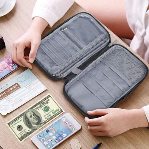 Waterproof Passport Card Holders 2020 Travel Wallet Big Credit Card Wallets Organizer Document Bag Card Holder