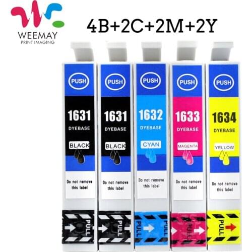 Weemay 10 PCS 16XL Ink Cartridge Replacement for Epson T1631 T 1631 16XL 16 XL for WF-2010W 2510WF 2520NF 2530WF 2540WF Printer