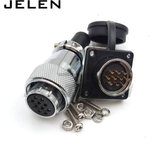 WS20, 10pin plug and socket power cable connector, Automotive connector 10pin , electronic plugs and sockets