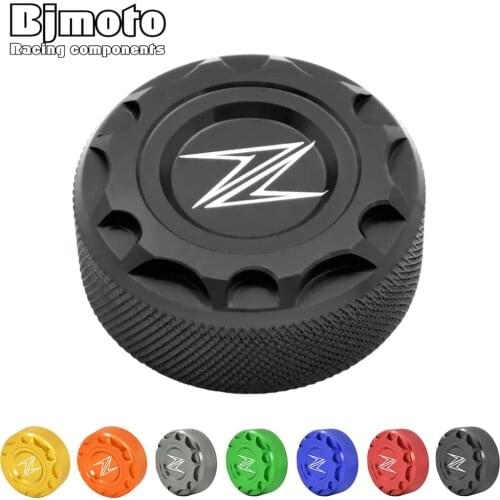 BJMOTO Motorcycle Rear Fluid Reservoir Tank Oil Fluid Cup Cap For Kawasaki NINJA250/300 2013-2016 NINJA 650 2017 Z750 Z800 Z900