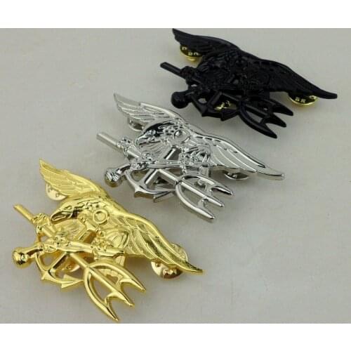 THREE U.S. Navy SEALs Badge insignia - US NAVY SEAL TRIDENT BADGE Special Force Military Store