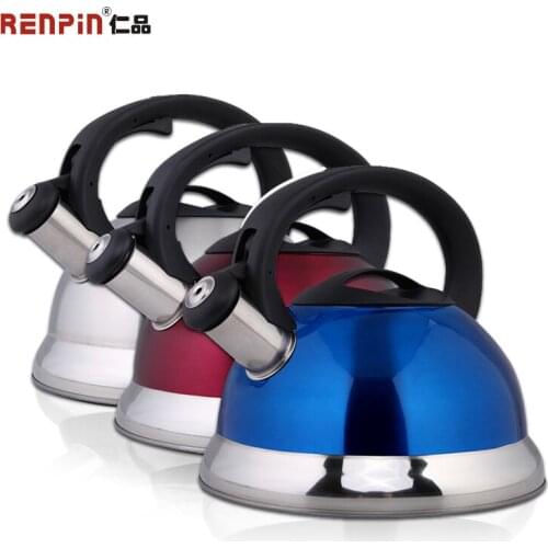 0 Stainless steel kettle whistling kettle large capacity thickening electromagnetic furnace 3.5l