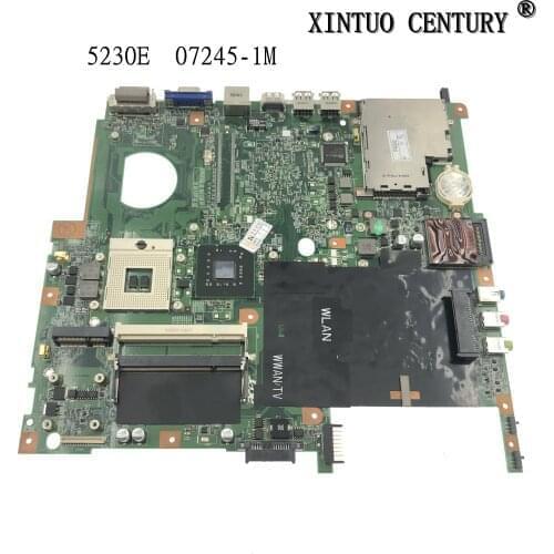 07245-1M GM45 PGA 479M Laptop motherboard For ACER Aspire 5230E Notebook Mainboard