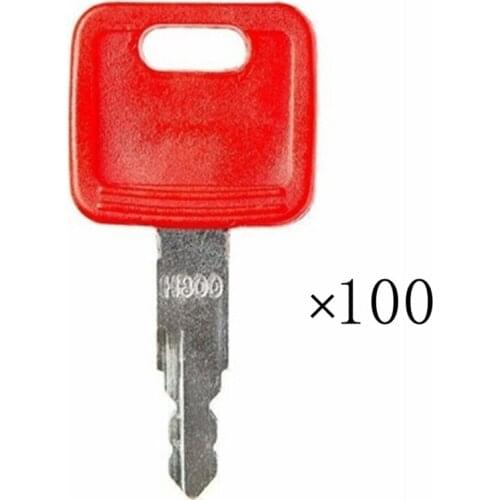 100 For John Deere For Case New Holland For Hitachi Equipment Ignition Key H800 AT194969