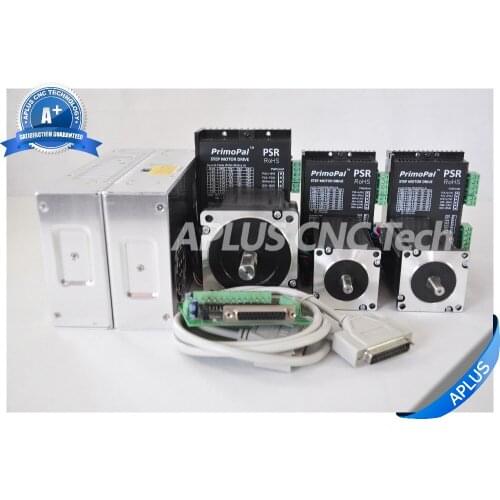 3-Axis Kits, 1 PC NEMA 34 920oz-in & 2 PCS NEMA 23 396oz-in Stepper Motors & Drivers & Power Supplies