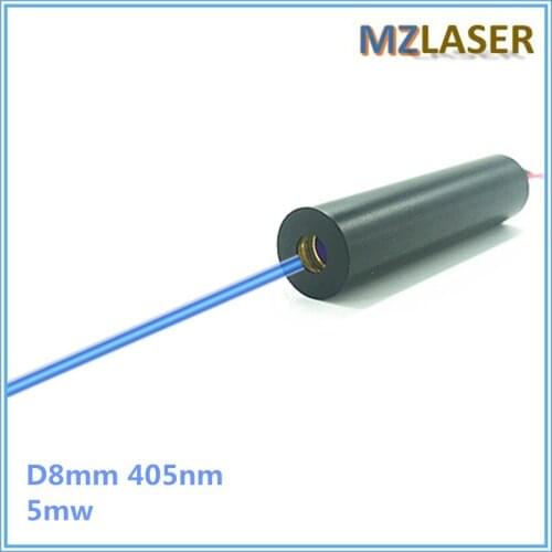 8mm405nm10mw Dot Laser Module Blue-violet Laser UV Curing Laser