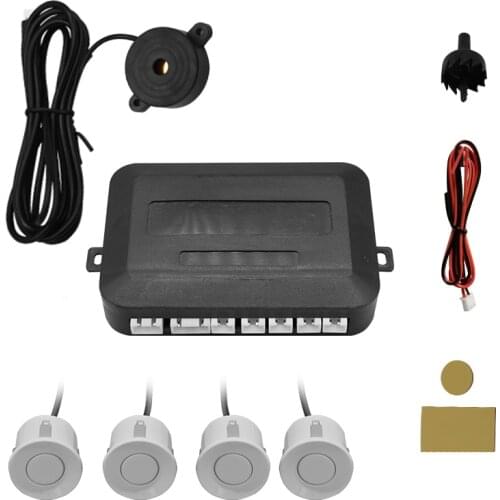 Car 12V 4 pure buzzer reversing radar, Parking Aid radar system, 22mm probe reversing sound