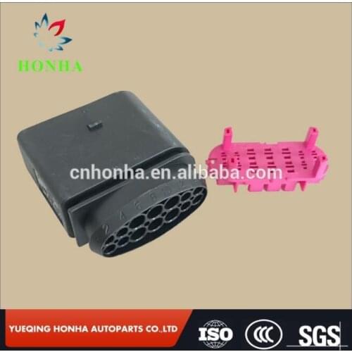 Free shipping 2 pcs 14pin 1.5mm 3.5mm xenon headlights plug 1J0973837 lamp-socket Headlight plug connector 1J0 973 837