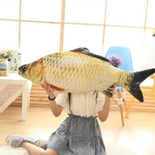 20/40/60cm Crucian Fish Pillow Stuffed Plush Animal Little Fish Toy Cartoon Dolls Kids Toys Valentines Party Gifts 18