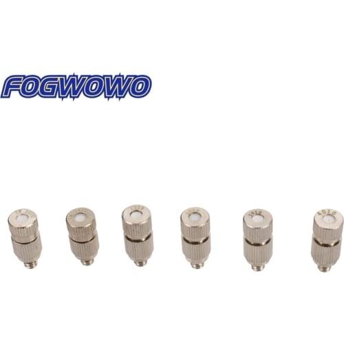 High Pressure 3/16" Thread Brass Misting Nozzle Cooling landscaping Humidify fog spray head Anti-drip fine Atomization Sprayer