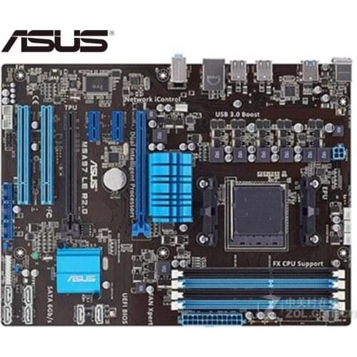 For ASUS M5A97 LE R2.0 original motherboard Socket AM3+DDR3 USB2.0 USB3.0 32GB 970 used Desktop motherboard PC