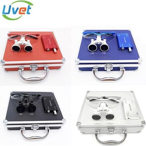 Uvet medical Headlight LED 3.5X loupe magnifier head lamp adjustable high intensity operation chargeable Home hospital headlamp