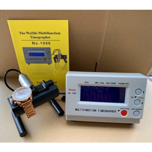 Mechanical Watch Tester Timing Timegrapher for Repairers and hobbyists,No.1000 Weishi timegrapher