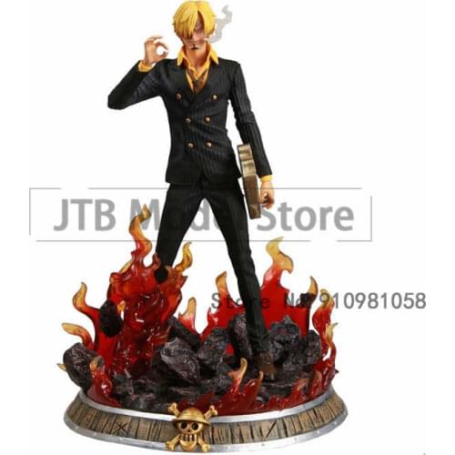 One Piece Figure Anime Action Vinsmoke Sanji Figma PVC 38cm Model Desktop Collection Decoration Gift Dream Series Toys For Kid