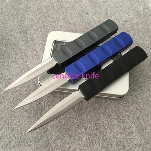 Rocket Opening Knife D2 Blade T6061 Aviation Aluminum Handle Dual Action Pocket Tactical Hunting Camping EDC Knife Gift Knifes