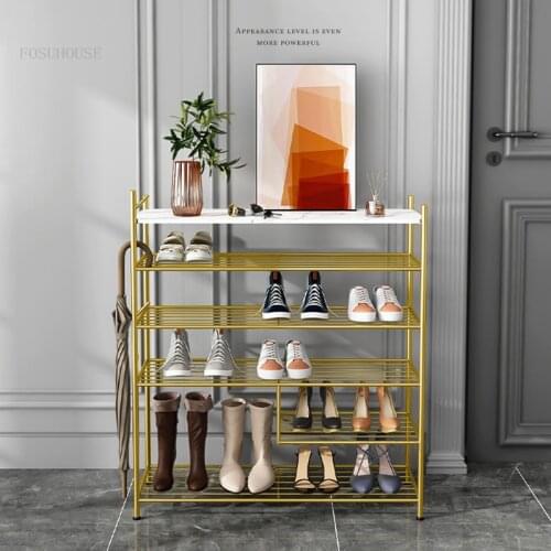 Hallway Porch Multi-layer Shoe Rack Small Apartment Dormitory Shoe Shelf Simple Homestay Storage Cabinets with Umbrella Stands