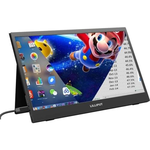 14" Touch Screen Portable Monitor IPS screen USB Type C HDMI display for PS4 Switch XBOX Samsung Huawei with Smart Case 1080