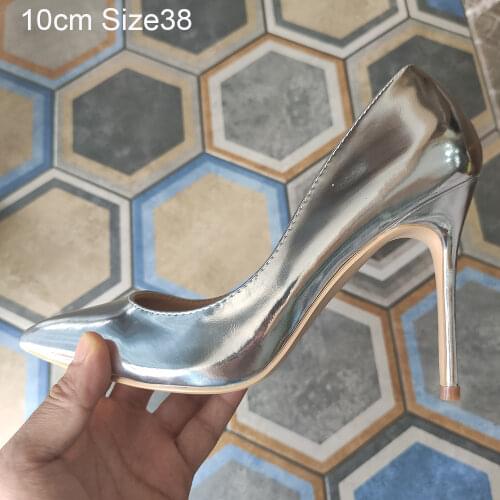 Veowalk US Size 7.5=CN38 =24cm, Women Sexy Stilettos Pointy Toe High Heels Shoes, Chic Ladies Pumps