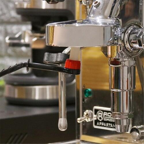 Anti-scalding Elbow Coffee Brush Espresso Coffee Machine Cleaning Brush Machine Coffee Grime Cleaning Brush Handle Cleaner Tools