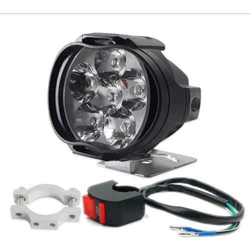 Motorcycle LED Illumination Lamp Electric Vehicle Headlight Set Bicycle Super Bright Spotlight Auto Modified Accessories Car