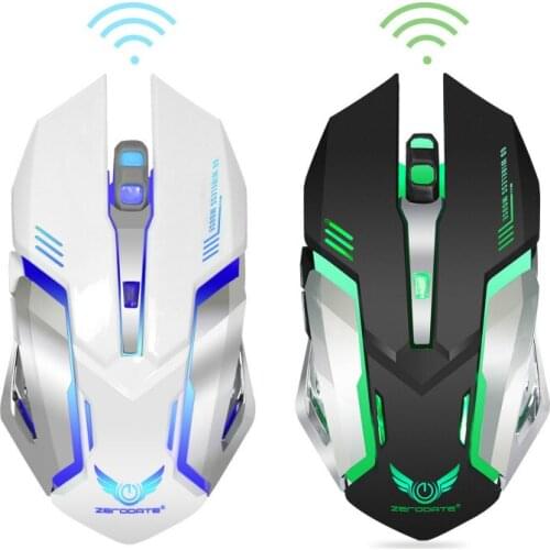 X70 Colorful Luminous Game Mouse 2.4G Rechargeable Wireless Mouse With Built-in 600mA Mouses