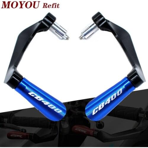 Motorcycle 7/8" 22mm Handlebar Grip Guard Brake Clutch Levers Guard Protector For Honda CB400SF CB400SS CBR400F CB400 CB 400 919