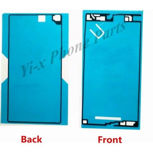 10pcs/lot Front LCD Display Screen + Back Waterproof Adhesive Glue Tape Sticke for Sony Xperia Z Ultra XL39H XL39