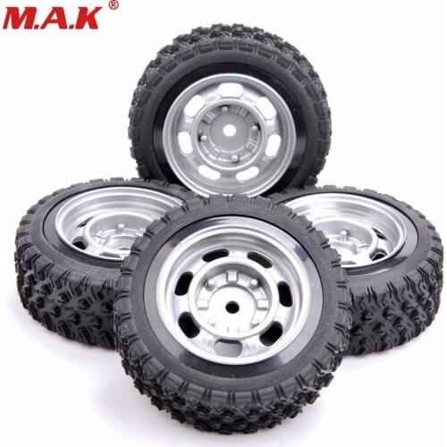 12mm hex rally car rubber tires and wheel model toys accessory parts fit for 1/10 rally rubber RC car model parts