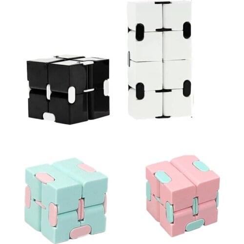 2021 Antistress Infinite Cube Infinity Cube Office Flip Cubic Puzzle Stress Reliever Autism Toys Relax Toy For Adults