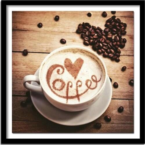 5D Diy Diamond Painting Cross Stitch 3D Diamond Embroidery Coffee Cup Needlework Diamond Kit Pictures Of Rhinestones