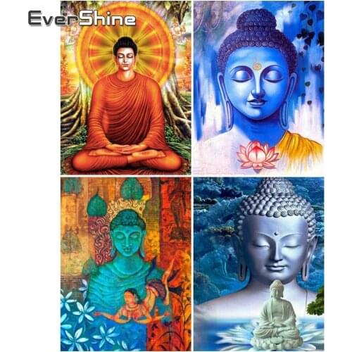 EverShine 5D Diamond Painting New Arrivals Religion Picture Of Rhinestones Diamond Embroidery Buddha Mosaic Diamonds Art Kits