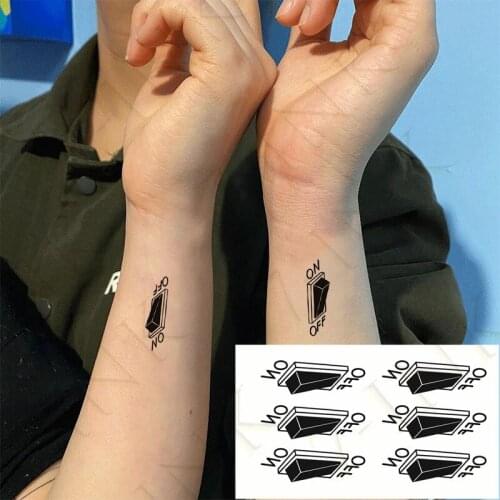 Fake Waterproof Tattoo Stickers Hand Foot Switch Pattern Star Tattoo Small Fresh Men Women Waterproof Simulation Lasting Tattoo