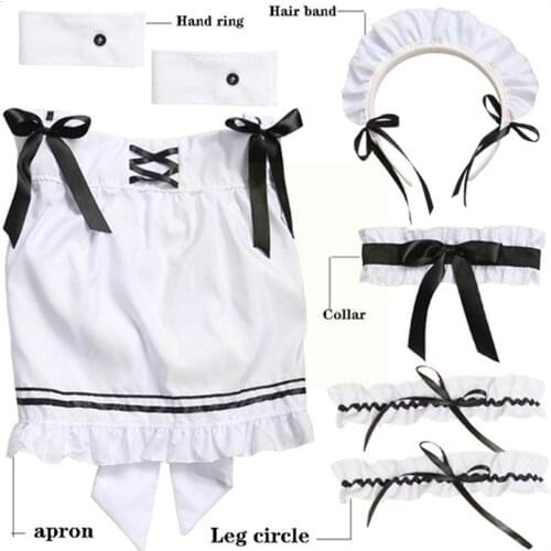 Maid Costume Cosplay New Black And White Japanese Anime Lolita Cosplay Lolita Costume Dress G1V9
