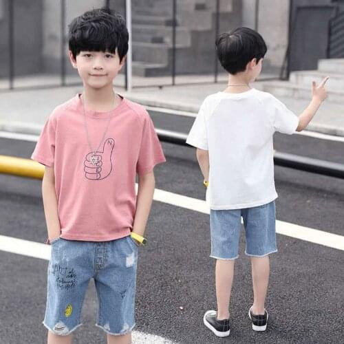 Baby Boy Summer Clothes Age For 4 6 8 10 12 13 Years 2019 Kids Clothes Short Sleeves T-Shirt + Shorts Suits Boys Clothing Sets
