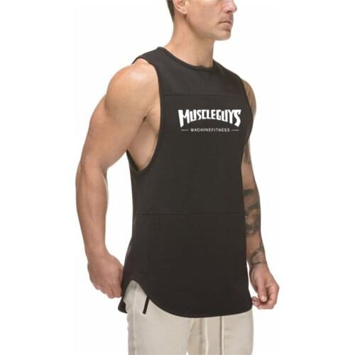 Men Tank Top Sportswear Undershirt Workout Mesh Fitness Singlets Sleeveless Vest Muscle Shirt Gym Stringer Clothing Bodybuilding