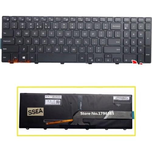 New US Keyboard backlight For Dell Inspiron 15 3000 5000 3541 3542 3543 5542 5545 5547 15-5547 15-5000 15-5545 17-5000 15.6"