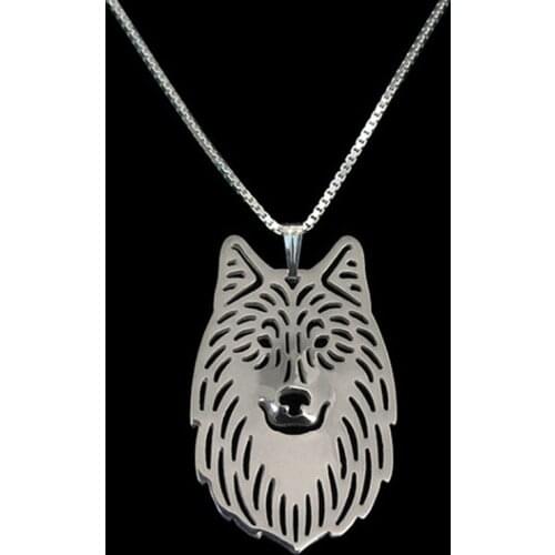 New Unique Romantic Gold Silver Color Wolf Pendant Necklace Hunger Games Necklace Women Best Friend Choker