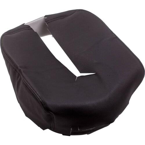 Console Armrest Leather Synthetic Cover for Chevy Avalanche Silverado Tahoe Suburban 07-13 Center Console Cover Black Gray