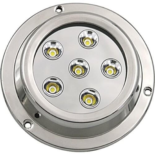 DC12-28V 18W Round LED Underwater Boat Swimming Pools Marine Pond Docks Yacht Lights Drop Shipping Outdoor Waterproof Lighting