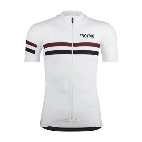 Pro Team Top Quality Mens Cycling Jersey Short Sleeve Tight Fit Bicycle Road Bike Clothing ENCYMO