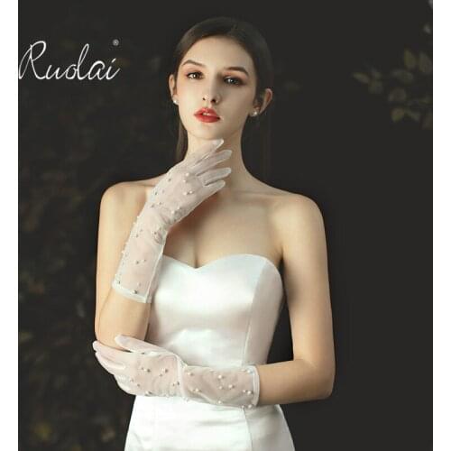 Свадебные перчатки Ruolai China At AliExpress