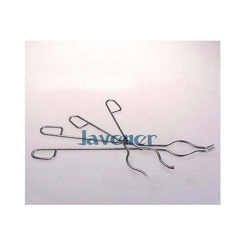 20cm Stainless Steel Crucible Tong Clamp Graphite Melting Furnace Pliers Holder For Melting Pouring Casting