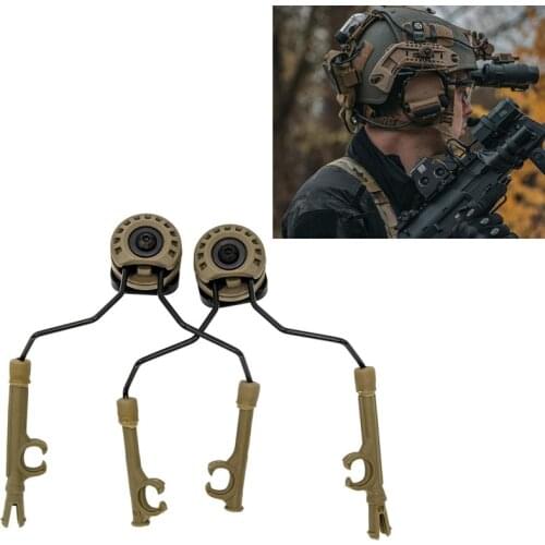 Tactical COMTAC I II III IV Hunting Noise Reduction Shooting Headset Military Adapter ARC Helmet Rail OPS-CORE Bracket