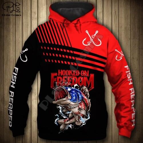 PLstar Cosmos Fishing Hooked 3D Printed Hoodies Casual Men/Women Zipper Hooded Beautiful Unisex Brand Streetwear Apparel F2