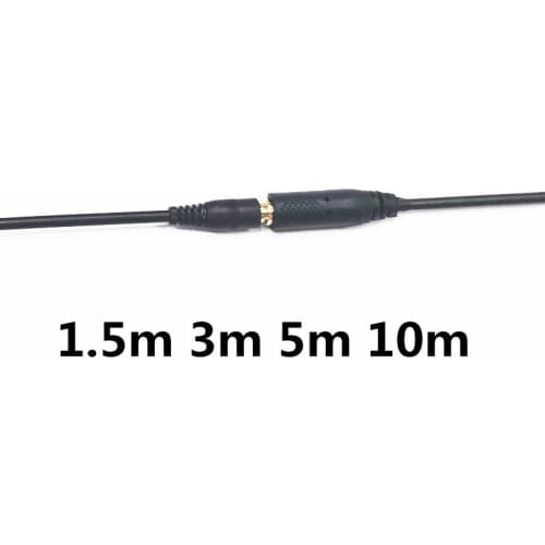 BAAQII 100Pcs Audio Extension Cable 3.5 mm Revolution Female Full copper 1.5 m 3m 5 m 10 m Elastic Durable in Use CB0681-CB0684