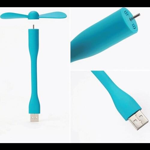 Hot Sale USB Fan Flexible portable removable USB Mini Fan For all Power Supply USB Output USB Gadgets Free Shipping Dropshipping