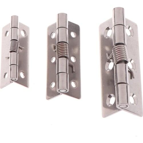 2/2.5/3 Inch Stainless Steel Long Self-Closing Corner Spring Draw Door Hinge Hardware And Furniture Mini Micro Hinge