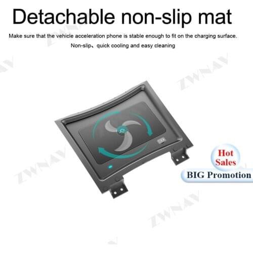 QI Car Wireless Charger Quick Charge For Nissan Qashqai X-Trail 2.0L 2017 for Iphone 11 Pro XR XS Infrared Sensor Phone Holder