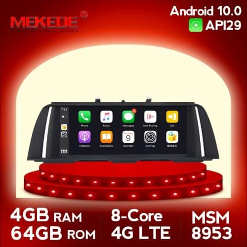 Carplay HD 10.25" 8 CORE Android 10.0 Car GPS Navigation Media Stereo player For BMW 5 Series F10 F11 2013 2014 2015 2016 2017