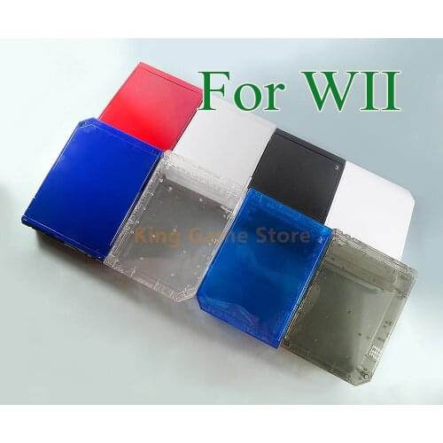 3sets Full Housing Shell Case Cover With Button for Nintend Wii With Retail Packing Cover Housing Case Shell for Wii Console